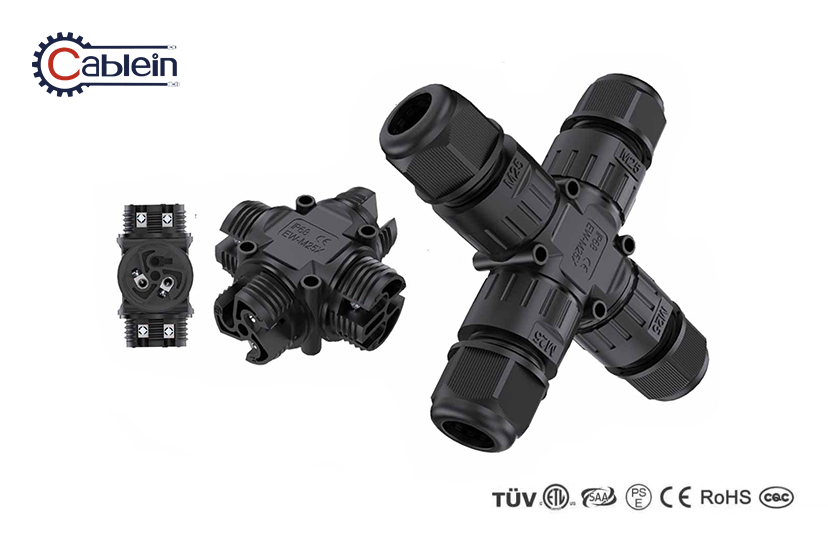 M25 4-Way Waterproof Connector